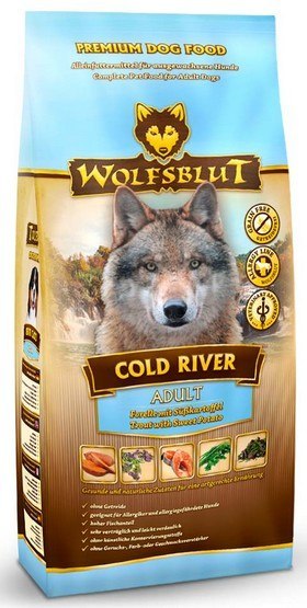 Wolfsblut Dog Cold River - pstrąg i bataty 15kg