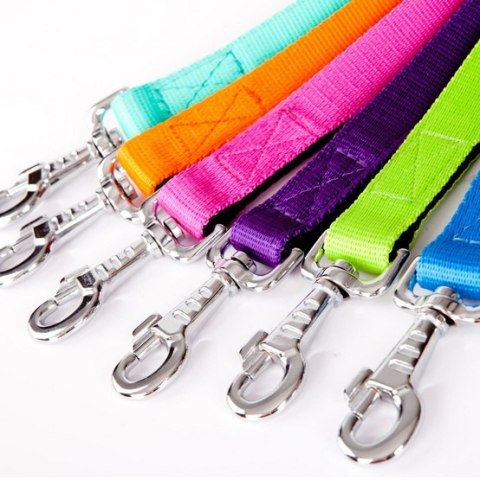 Dingo Smycz taśma Energy przedłużana 1,6cm/220cm fioletowa Dingo Smycz taśma Energy przedłużana 1,6cm/220cm fioletowa