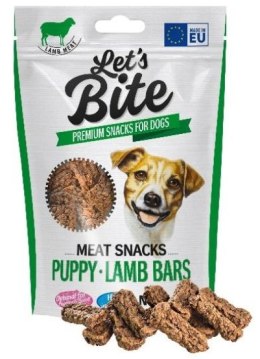 Let's Bite Meat Snacks Puppy Lamb Bars 80g