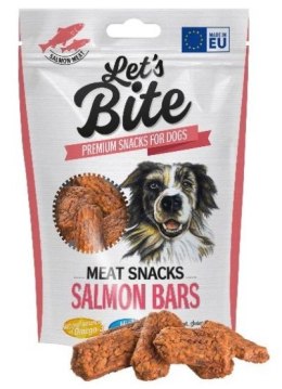 Let's Bite Meat Snacks Salmon Bars 80g