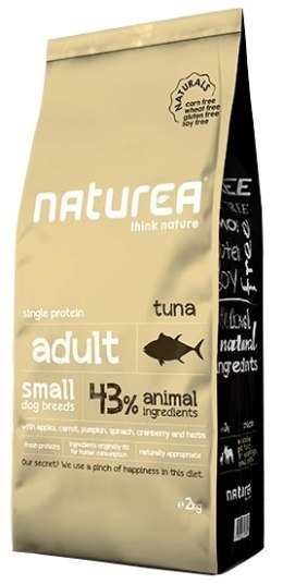 Naturea Dog Naturals Adult Small Tuńczyk 2kg