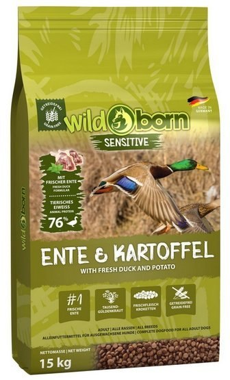 Wildborn Sensitive Ente & Kartoffel Adult 12,5kg Wildborn Sensitive Ente & Kartoffel Adult 12,5kg