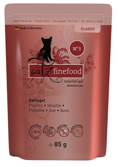 Catz Finefood Classic N.03 Drób saszetka 16x85g Catz Finefood Classic N.03 Drób saszetka 16x85g