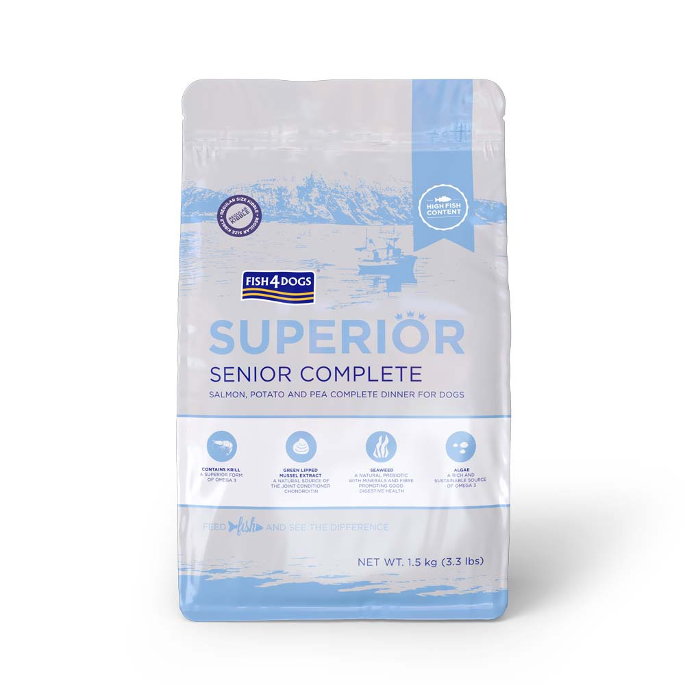 Fish4Dogs Superior Senior Salmon Large 12kg Fish4Dogs Superior Senior Salmon Large 12kg
