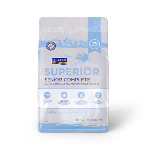 Fish4Dogs Superior Senior Salmon Large 12kg Fish4Dogs Superior Senior Salmon Large 12kg