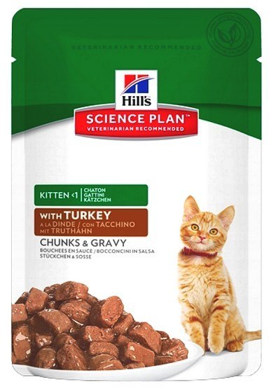 Hill's Feline Kitten Turkey saszetka 85g Hill's Feline Kitten Turkey saszetka 85g