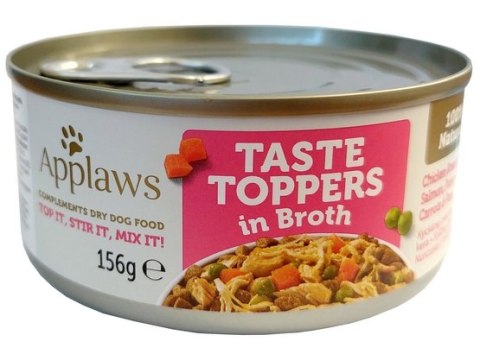 Applaws Dog Taste Toppers puszka z kurczakiem, łososiem i warzywami 156g Applaws Dog Taste Toppers puszka z kurczakiem, łososiem i warzywami 156g
