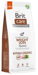Brit Care Hypoallergenic Dog Weight Loss Rabbit 12kg