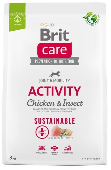 Brit Care Sustainable Activity Chicken & Insect 3kg Brit Care Sustainable Activity Chicken & Insect 3kg