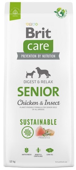 Brit Care Sustainable Senior Chicken & Insect 12kg [ważność do 04.05.2024]