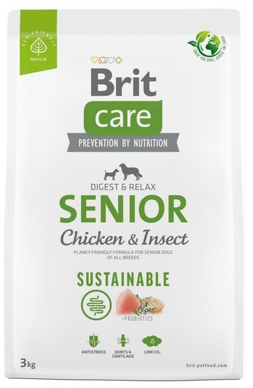 Brit Care Sustainable Senior Chicken & Insect 3kg Brit Care Sustainable Senior Chicken & Insect 3kg