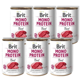 Brit Mono Protein Beef puszka 6x400g