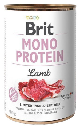 Brit Mono Protein Lamb puszka 6x400g