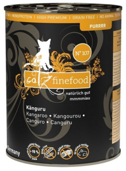 Catz Finefood Purrrr N.107 Kangur puszka 6x400g