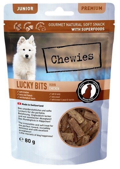Chewies Lucky Bits Junior Kurczak 80g Chewies Lucky Bits Junior Kurczak 80g