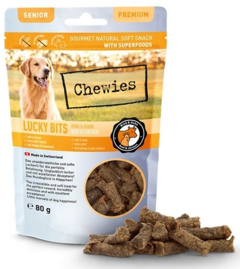 Chewies Lucky Bits Senior Wołowina & kurczak 80g Chewies Lucky Bits Senior Wołowina & kurczak 80g