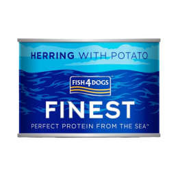 Fish4Dogs Finest Herring Complete - Śledź i ziemniaki 6x185g