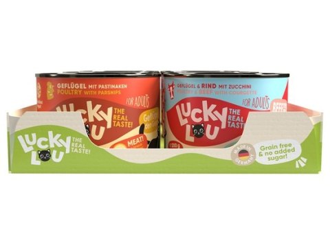Lucky Lou Lifestage Adult Tasty Mix Multipack puszki 6x200g Lucky Lou Lifestage Adult Tasty Mix Multipack puszki 6x200g