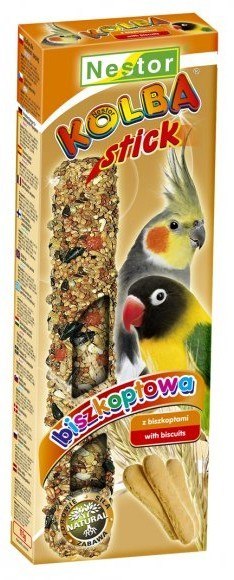 Nestor Kolba Papuga średnia biszkoptowa 2szt Nestor Kolba Papuga średnia biszkoptowa 2szt