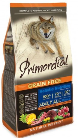 Primordial Dog Grain Free Adult Tuna & Lamb 2kg