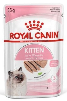 Royal Canin Kitten pasztet (loaf) karma mokra dla kociąt do 12 miesiąca życia saszetka 85g