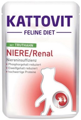 Kattovit Feline Diet Niere/Renal indyk saszetka 85g