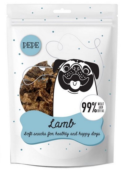 Paka Zwierzaka PEPE Mini Chunkies Lamb (jagnięcina) 70g