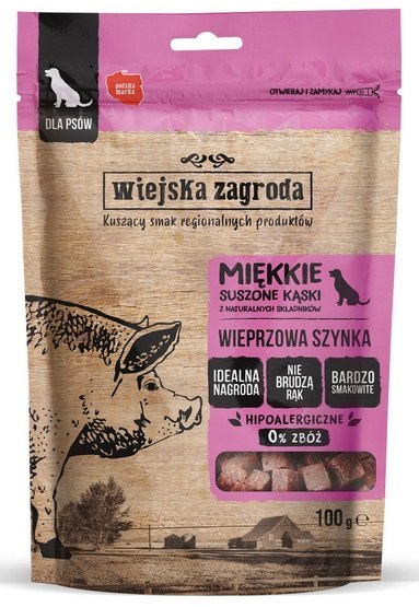 Wiejska Zagroda Przysmak Kąski - wieprzowa szynka 100g