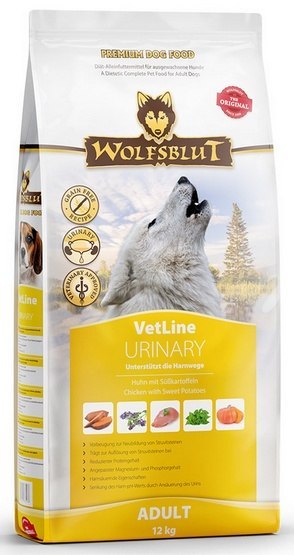 Wolfsblut Dog VetLine Urinary - kurczak i bataty 12kg