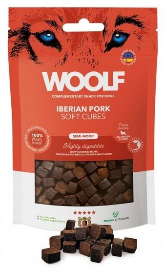 Woolf Soft Cubes Iberian Pork 100g