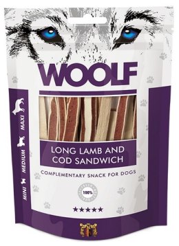 Woolf Soft Lamb & COD Sandwich Long 100g