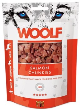 Woolf Soft Salmon Chunkies 100g