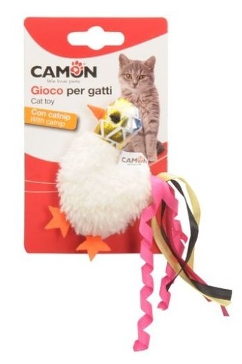 Camon Cat Toy Świecący ptak z kocimiętką