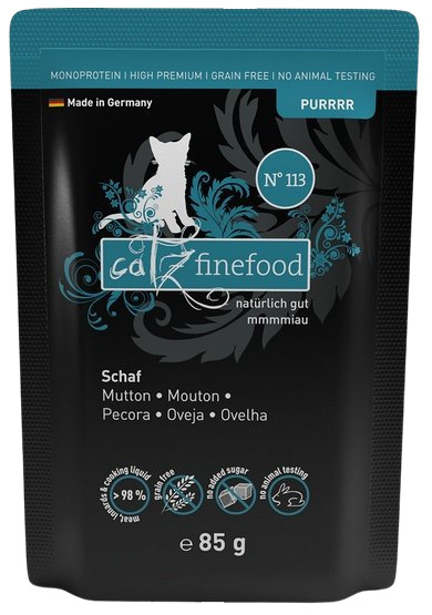 Catz Finefood Purrrr N.113 Owca saszetka 16x85g Catz Finefood Purrrr N.113 Owca saszetka 16x85g