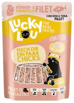 Lucky Lou Extrafood Tuńczyk i kurczak w galaretce saszetka 70g