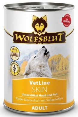 Wolfsblut Dog VetLine Skin - biała ryba oceaniczna i bataty puszka 395g