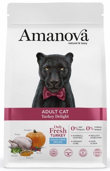 Amanova Cat Adult Turkey Delight - indyk 1,5kg Amanova Cat Adult Turkey Delight - indyk 1,5kg