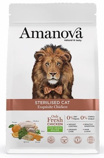 Amanova Kot Sterilised Exquisite Chicken 1,5kg