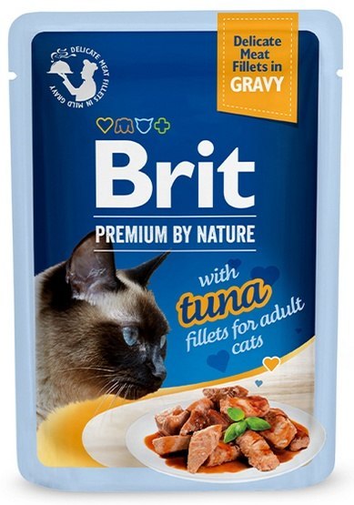 Brit Premium Cat Fillets with Tuna sos saszetka 85g