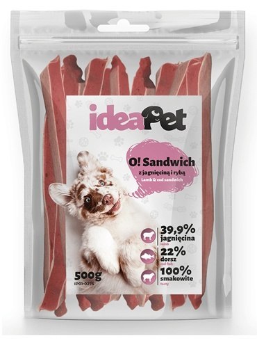 IdeaPet Sandwich z jagnięciną i rybą 500g IdeaPet Sandwich z jagnięciną i rybą 500g