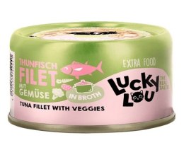 Lucky Lou Extrafood Tuńczyk i warzywa w bulionie puszka 70g