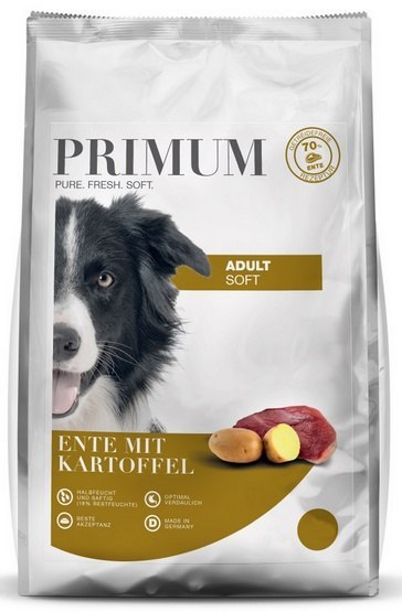 Primum Dog Półwilgotna karma monoproteinowa Adult Soft Duck kaczka i ziemniaki 5kg