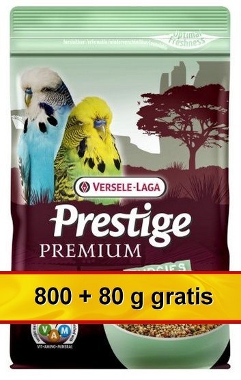 Versele-Laga Prestige Budgies Premium papużka falista 880g (800g+80g gratis)