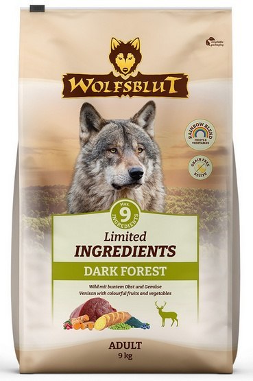 Wolfsblut Dog Limited Ingredients Dark Forest - dziczyzna i bataty 9kg