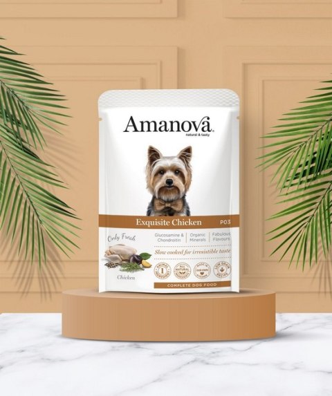 Amanova Dog Adult Exquisite Chicken - kurczak saszetka 300g [P03]
