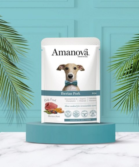 Amanova Dog Adult Iberian Pork - wieprzowina saszetka 100g [P04]
