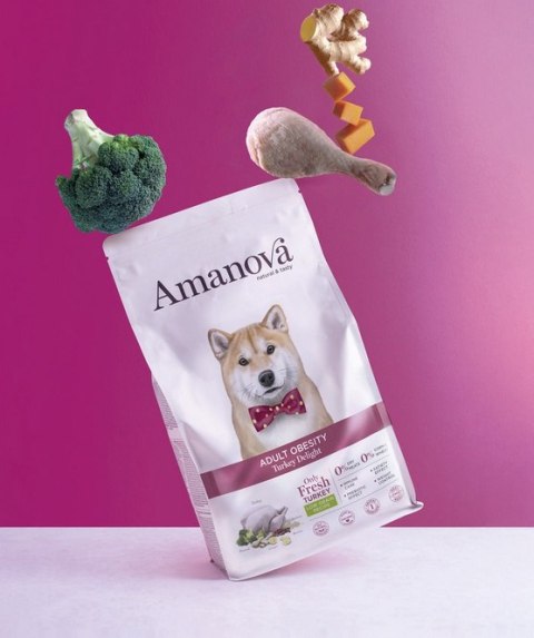 Amanova Dog Adult Obesity Turkey Delight - indyk 10kg Amanova Dog Adult Obesity Turkey Delight - indyk 10kg