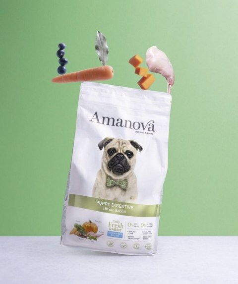 Amanova Dog Puppy Digestive Divine Rabbit - królik 7kg Amanova Dog Puppy Digestive Divine Rabbit - królik 7kg