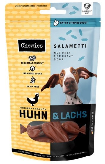 Chewies Beef Salametti kurczak i łosoś 200g Chewies Beef Salametti kurczak i łosoś 200g