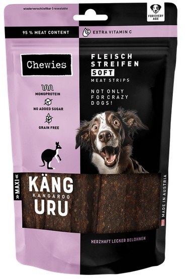 Chewies Meat Strips Soft Maxi Kangur 150g Chewies Meat Strips Soft Maxi Kangur 150g